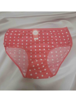 Shine Elagance Büyük Beden Puantiyeli Yüksek Bel Kadın Bato Külot