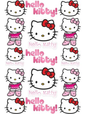 Hello Kitty Sticker Setleri Not Memo