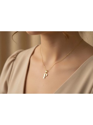Xuping Jewelry Stil Incisi/xupıng Jewelry P Düz Harf Taşsız