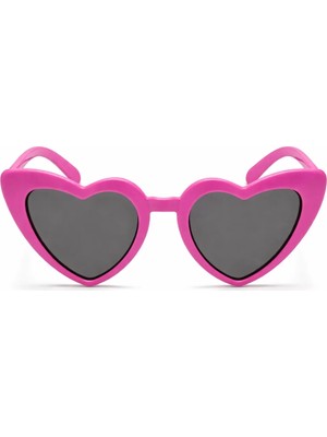 Aydogan's Fuşya Pembe Retro Kalp Gözlük – 80’ler 90’lar Stil Parti Gözlüğü