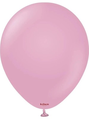 İrem Parti Dükkanı Retro Toz Pembe 10 Adet Balon 12 Inç 30 cm