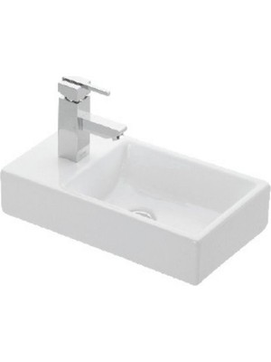 Esvit Lapino Minos 40 cm Mobilya Uyumlu Lavabo (Soldan Batarya Delikli)
