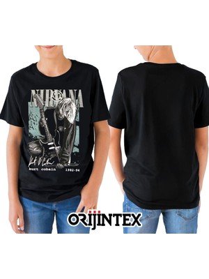 Nirvana Kurt Cobain Çocuk Tişört 12 Yaş