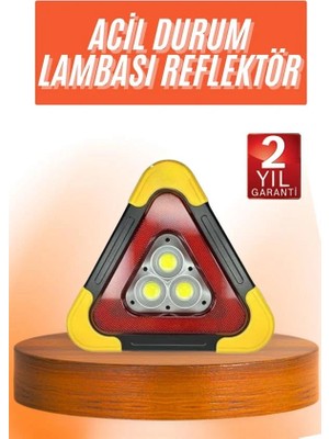 Melike Bakar Boutique Reflektör Güneş Enerjili Taşınabilir Portatif Acil Güvenlik Işığı Araba Acil Uyarı Işığı