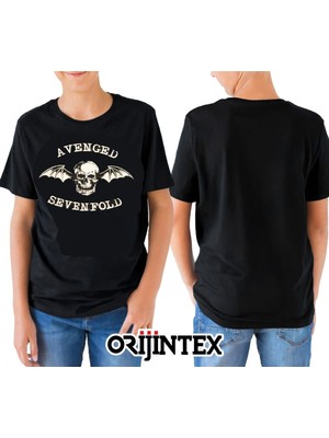 Metallica Avenged Sevenfold Çocuk Tişört 9 Yaş