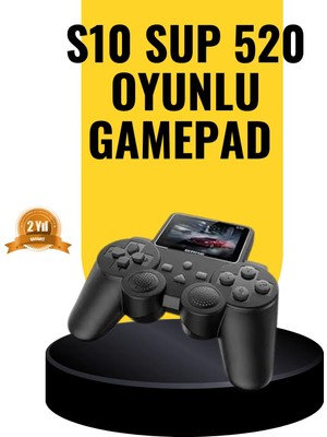 Melike Bakar Boutique 2025 A Kalite S10 Gamepad 520 Oyunlu Tv Bağlantılı Retro Atari Konsolu