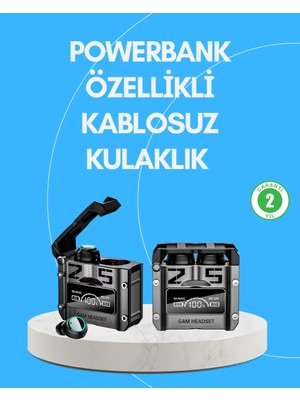 Melike Bakar Boutique Şarj Kutulu Kablosuz Bluetooth Kulak Içi Spor Kulaklık