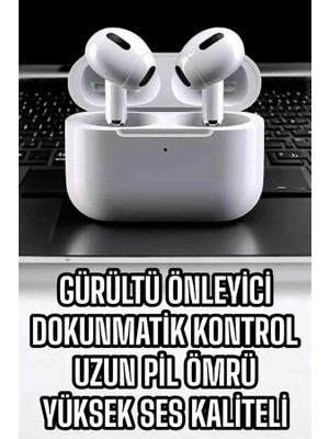 Melike Bakar Boutique 3.nesil Tws Bluetooth Kulaklık Mikrofonlu Anc Özelliği Dokunmatik Kontrol