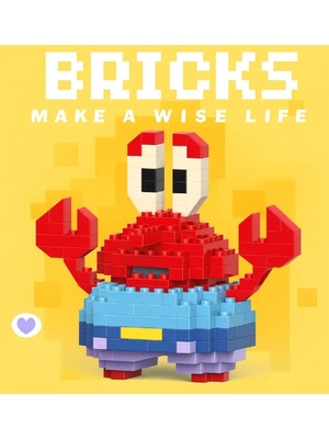 Poebgo Family's Bricks Bay Yengeç Mini Lego Figürü