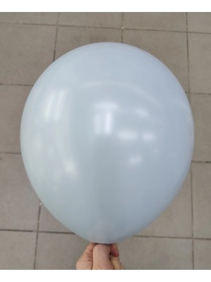 İrem Parti Dükkanı Retro Fırtına Mavisi Balon 10 Adet 12 Inç 30 cm