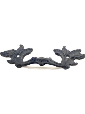Aydogan's Antika Tarz Dekoratif Pirinç Çiçek Kapı Kulbu - 30X110 Mm, Oksit