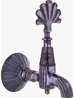 vitrinbanyo Osmanlı 1/2 Ağır Tavroz Musluğu Bakır Eskitme