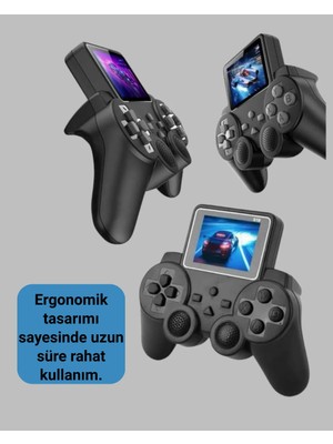 Melike Bakar Boutique Orijinal 2025 S10 Gamepad 520 Oyunlu HDMI Tv Bağlantılı A Kalite Atari