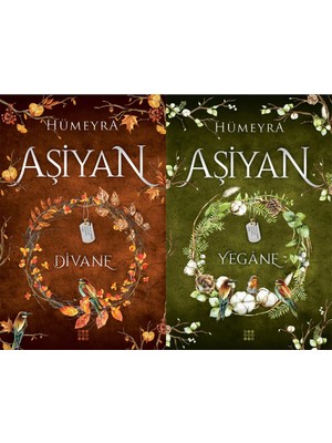 Dokuz Yayınları Aşiyan 2 Divane Karton Kapak ve Aşiyan 3 Yegane Karton Kapak (Hümeyra) 2'li Set