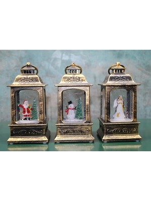 Skygo Yılbaşı Temalı Işıklı Müzikli Kar Küresi