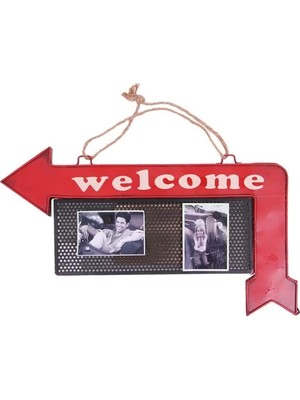 Skygo Dekoratif Metal Kapı Yazısı Yön Tabelası Çerçeveli Hediyelik