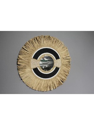 Skygo Hasırlı Duvar Aynası