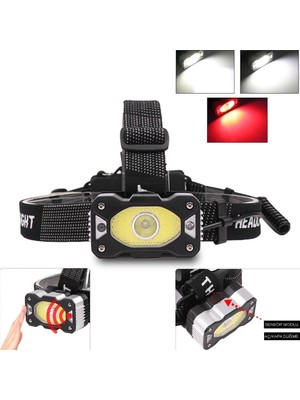 Esranın Dünyası 4 Modlu Sensörlü Şarjlı  Güçlü Kafa Lambası  WT-248