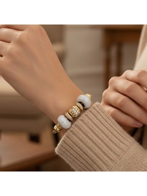 Xupıng Jewelry Beyaz Pndr Bileklik