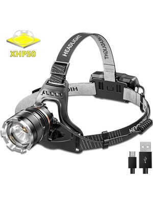 Esranın Dünyası PS-8002 Sensörlü Zoomlu Profesyonel Şarjlı Kafa Lambası