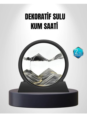 Astraltech Zarif Cam Kum Saati – Ofis, Ev ve Raf Dekoru Için Estetik Tasarım