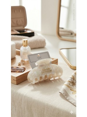 Lotus Luxury Sedefli Mozaik Kemik Toka - 8 cm