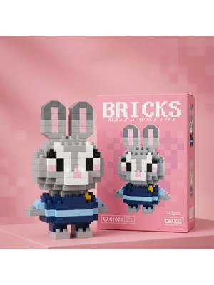 Starseven Bricks Zootropolis Judy Hopps Mini Tavşan Figürü