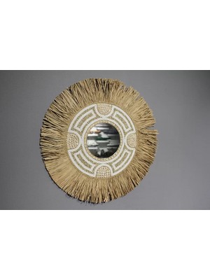 Skygo Hasırlı Duvar Aynası