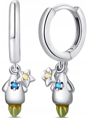 Mam Füze Gümüş Küpe