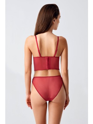 NEWBRA LINGERIE Double-Push Up Dolgulu Yarım Büstier Sütyen Külot Takım , 334157