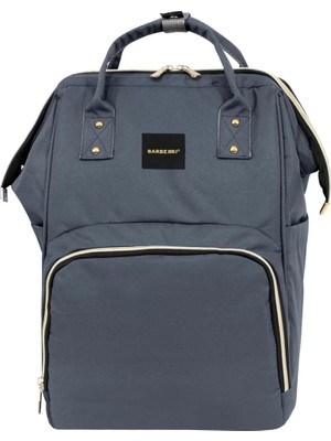 Skygo Çok Amaçlı Anne Bebek Bakım Sırt Çantası Klasik Gri