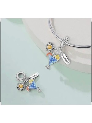 Mam Yaz Aşkı Gümüş Charm