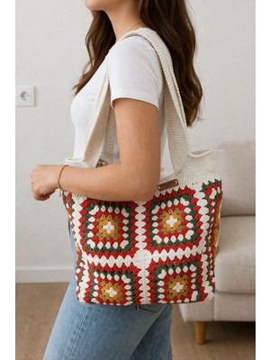 Özden Çanta El Örgüsü Kadınomuz Çantası