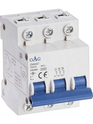 Oag 47-3p 3X125A Otomatik Sigorta
