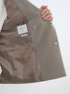 LC Waikiki Bej Standart Kalıp Erkek Blazer Ceket