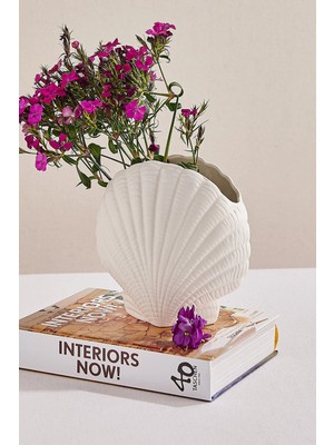 Paşabahçe Istiridye Porselen Dekoratif Vazo 16 cm