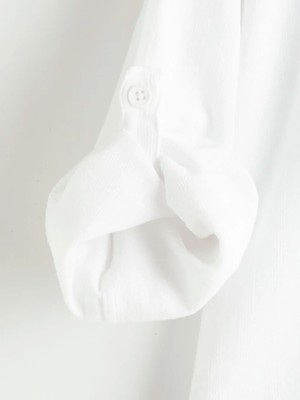 Lc Waikiki Beyaz Erkek Çocuk Gabardin Gömlek