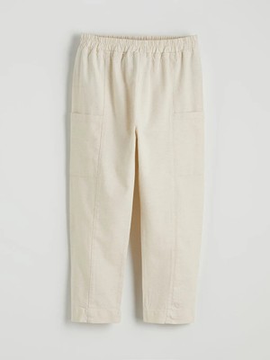 Lc Waikiki Sarı Çizgili Erkek Çocuk Gömlek ve Pantolon