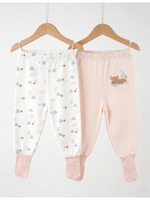 Motherlove %100 Organik Pamuk 2'li Çoraplı Tek Alt 3-36 Ay