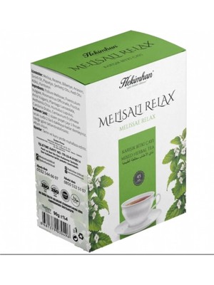 Hekimhan Relax Melisalı Karışık Çay 45 Li Süzen Poşet