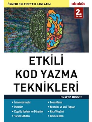 Etkili Kod Yazma Teknikleri