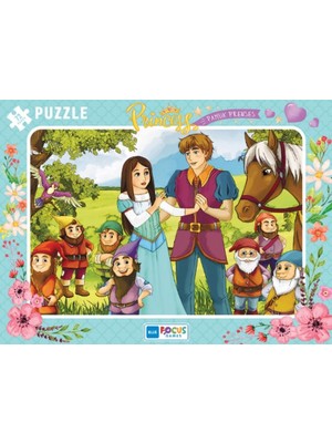Blue Focus Princess Pamuk Prenses - Puzzle 72 Parça
