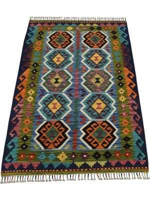 Zehra Abla Halı Yeni El Dokuma Benzersiz Cerit Yörükleri Meşhed Iran Yün Kilim 7170