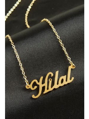 Zero Land Hnrlishp Hilal Isimli Kolye -Sarı