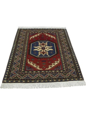 Zehra Abla Halı El Dokuması Zarif Şaheser Kafkas Yün Halı 7163