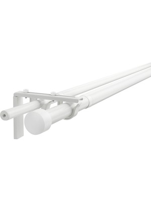 IKEA Racka/hugad Beyaz Perde Çubuğu Seti