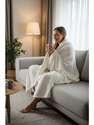 Romans Tek Kişilik Welsoft Tv Battaniye 130X170 cm