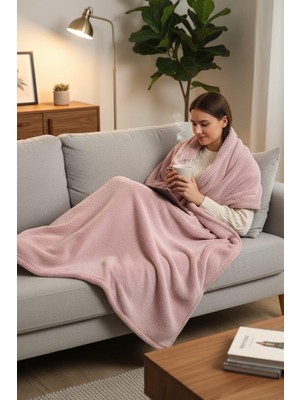 Romans Tek Kişilik Welsoft Tv Battaniye 130X170 cm