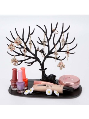 Özfırat Pvc Yapı Geyik Tasarımlı Takı Standı Siyah