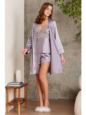 Pierre Cardin Saten Dörtlü Gelin Çeyiz Seti 7015 Royal